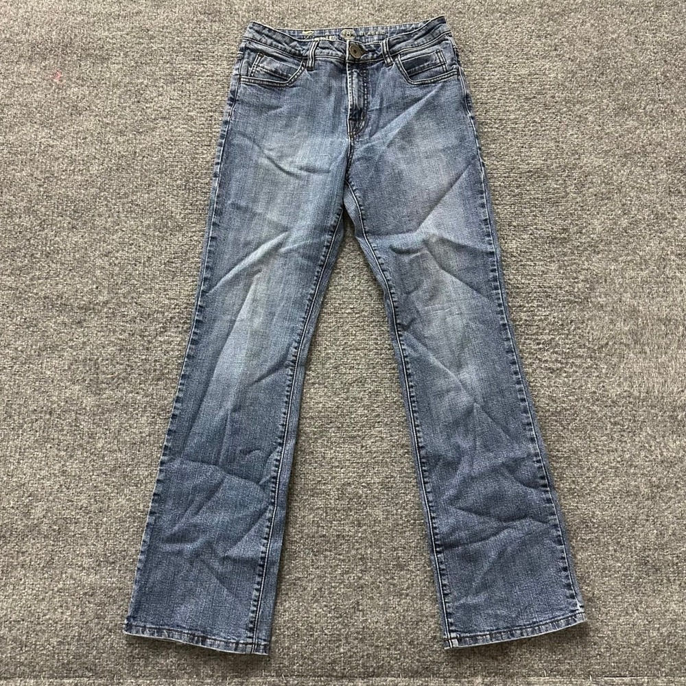 Zenim Jeans Womens Size 8 Blue Classic Bootcut Stretch Medium Wash Denim 26508